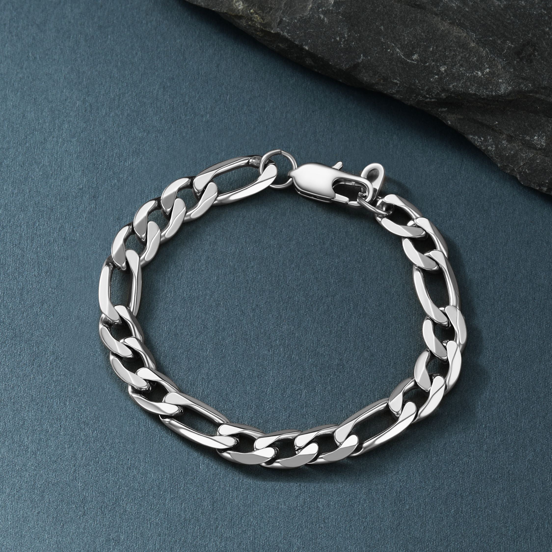 Figaro stainless steel bracelet classic chain