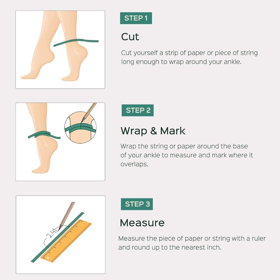 How to measure Simple Thin Oval and Round Bead Ball Chain Anklet at home