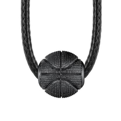 Stainless Steel Basketball Necklace