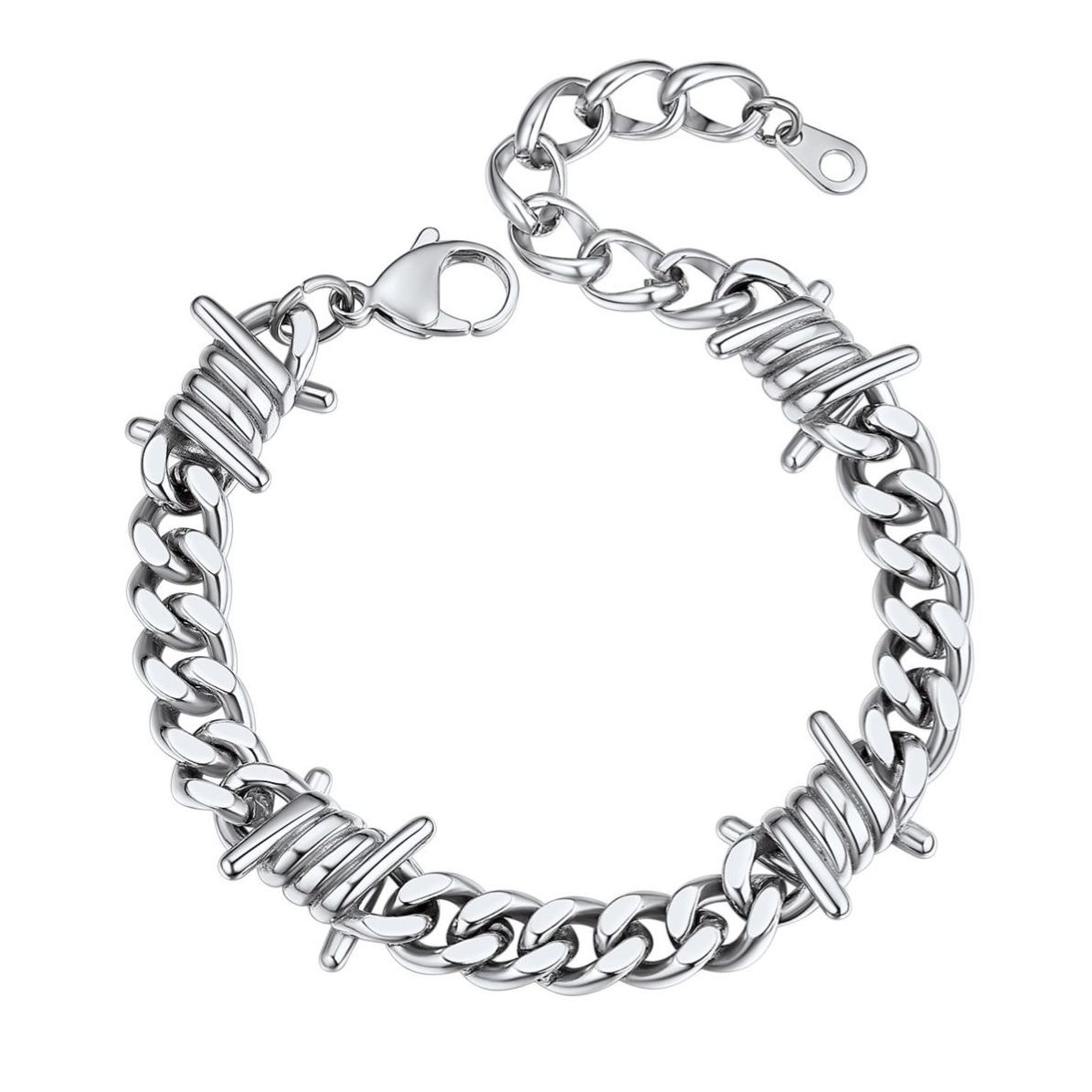 Barbed Wire Bracelet Gothic Punk Chain