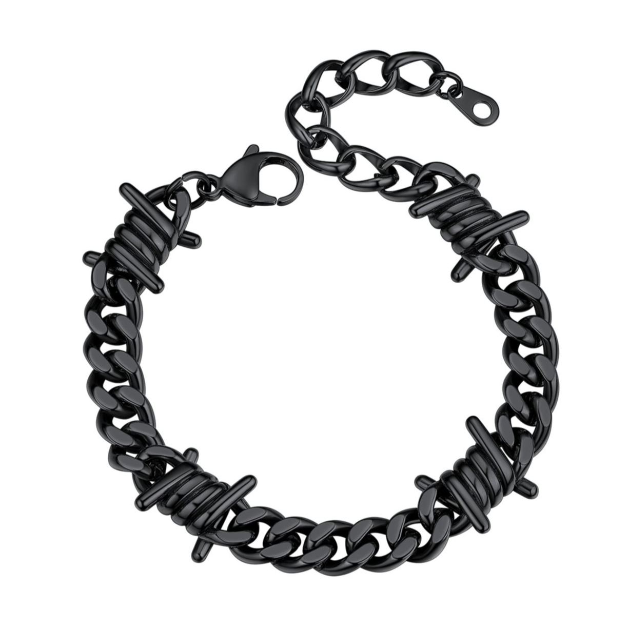 Barbed Wire Bracelet Gothic Punk Chain