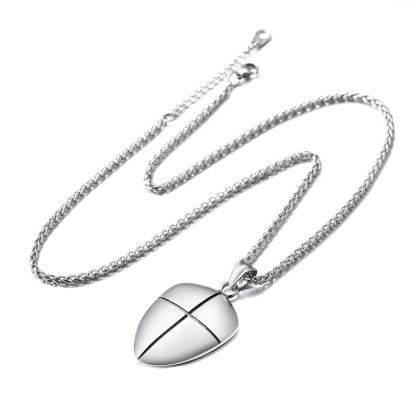 Shield of Faith Pendant Inspirational Necklace in Stainless