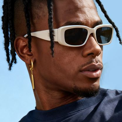 Punk Long Bar Dangle Drop Earrings For Men Women