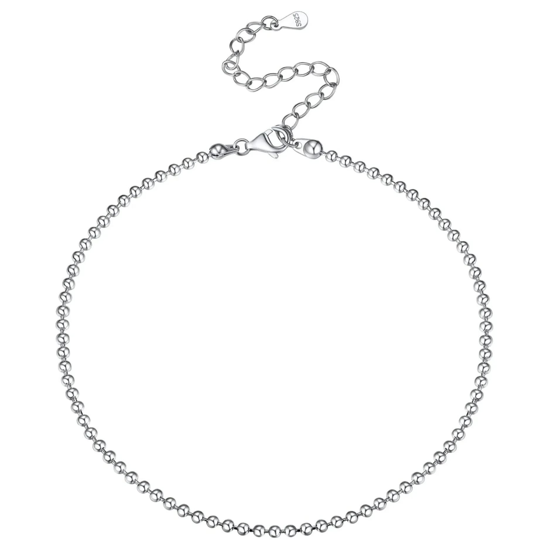Round Bead Chain Anklets