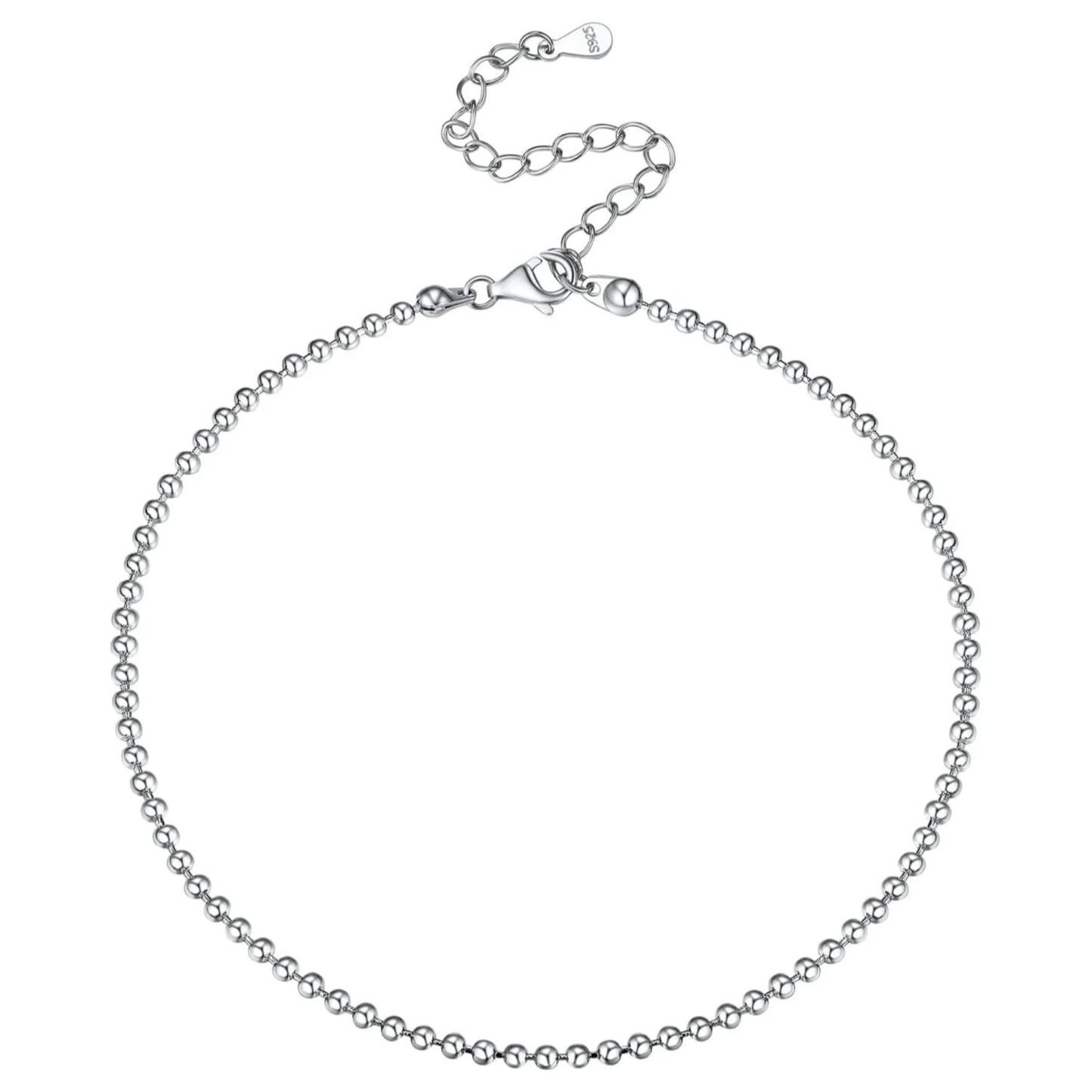 Round Bead Chain Anklets