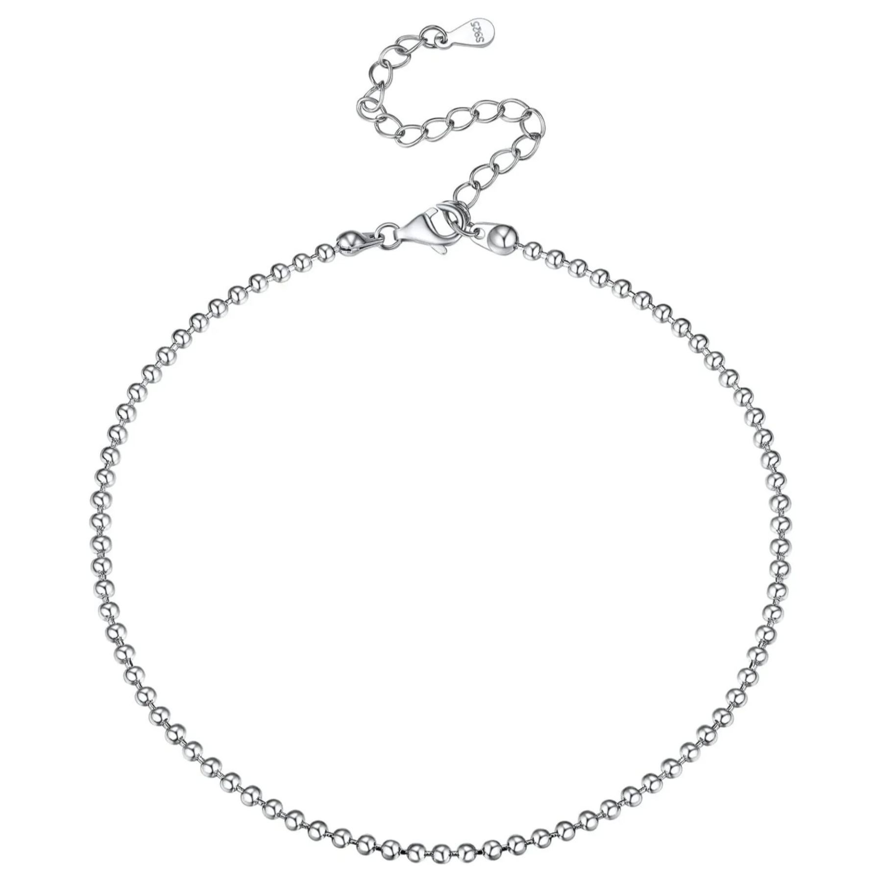 Round Bead Chain Anklets