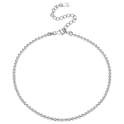 Round Bead Chain Anklets