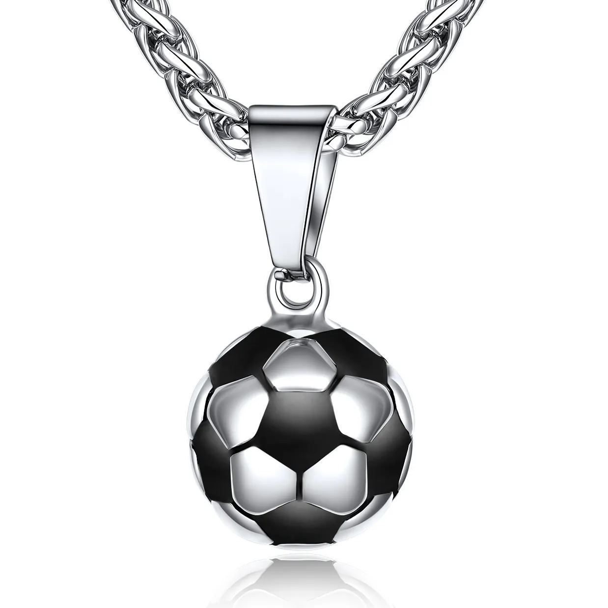 Soccer Football Necklace World Cup Sports Pendant for Ball Fans