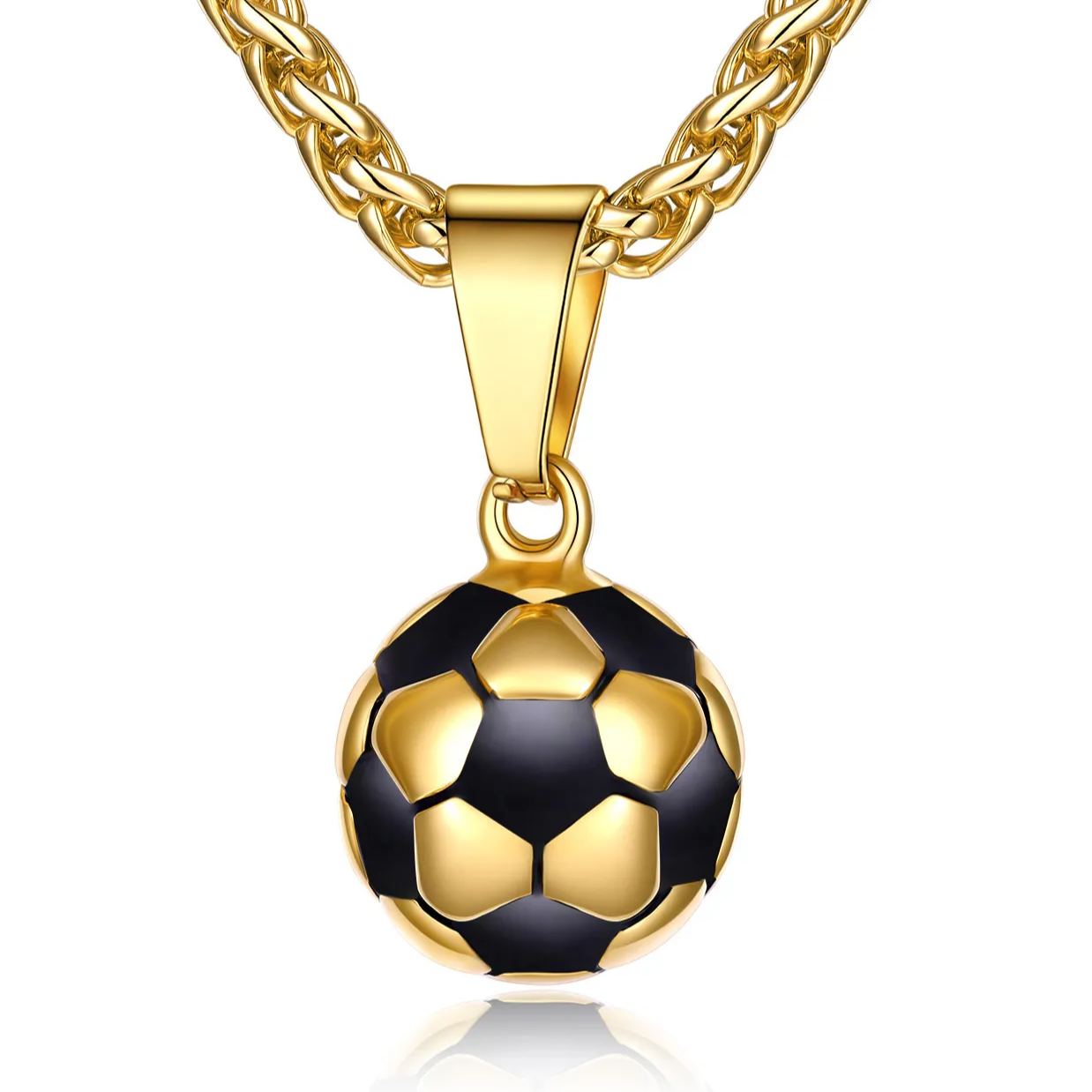Soccer Football Necklace World Cup Sports Pendant for Ball Fans