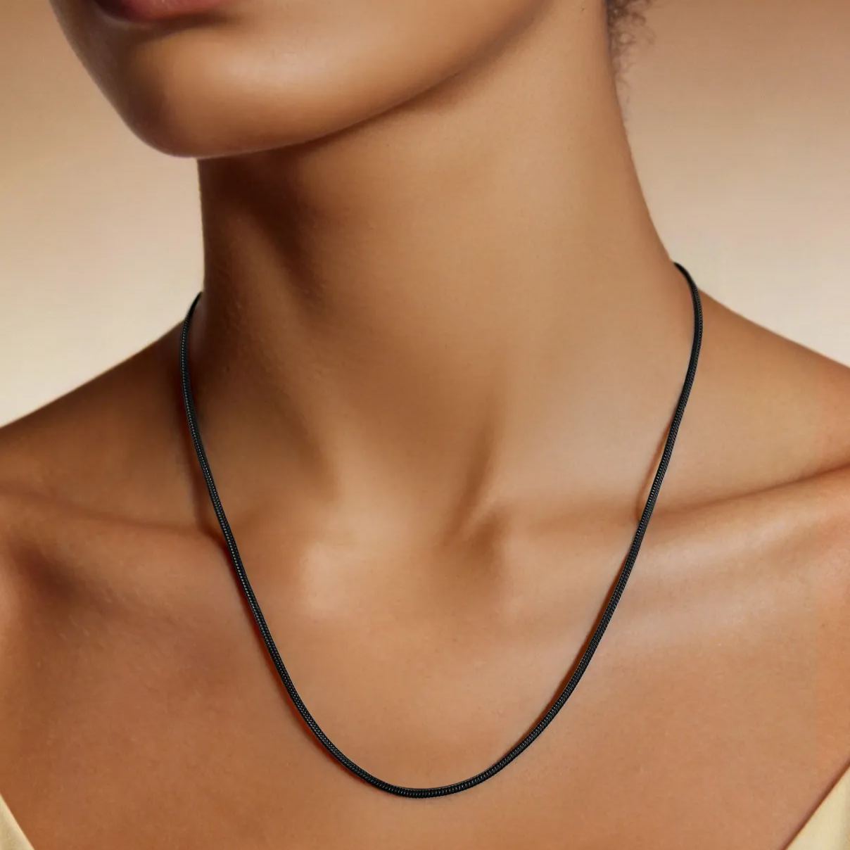 Snake Chain Necklace 2mm Thin Links for Women Men
