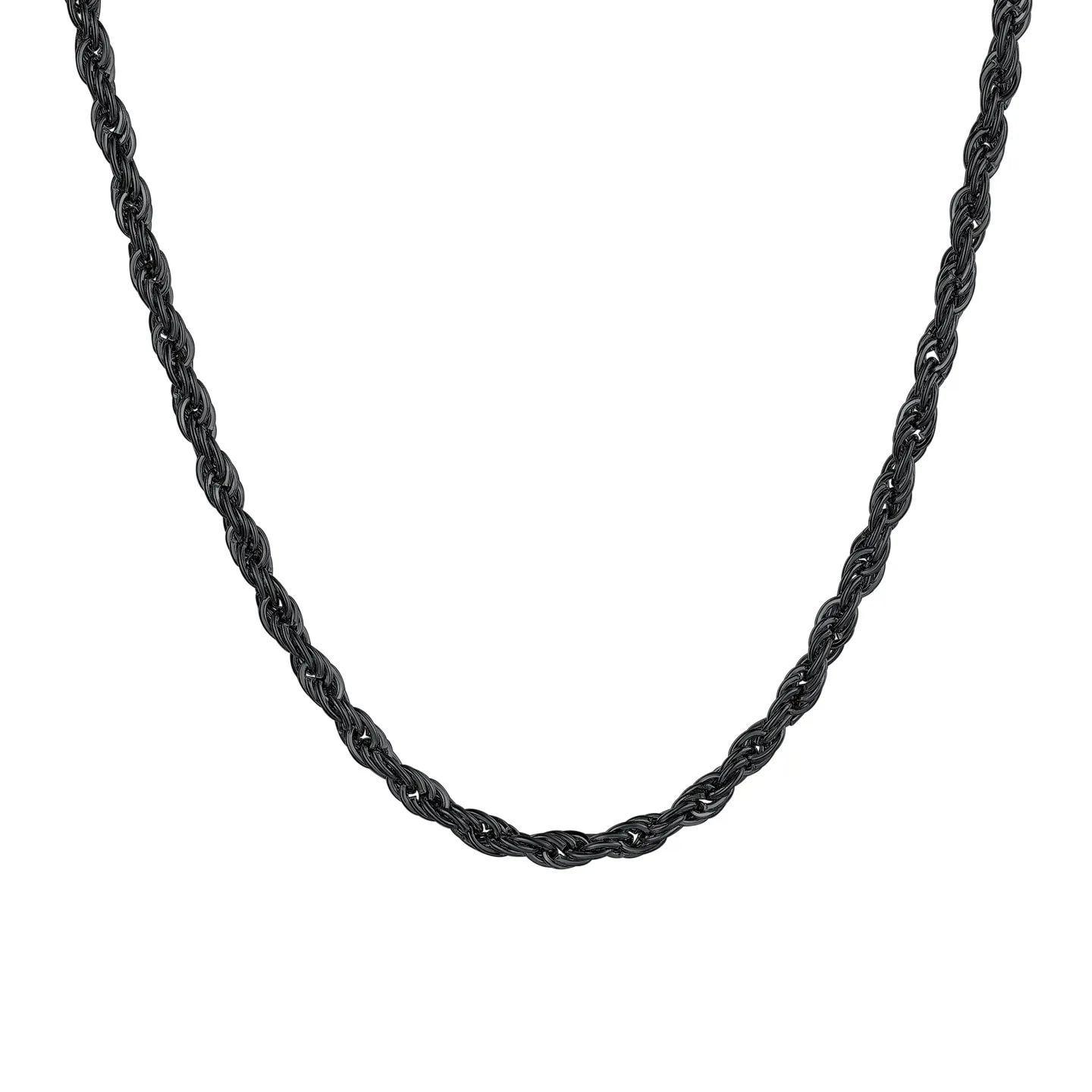 1.5mm-3mm Stainless Steel Rope Chain Necklace For Men