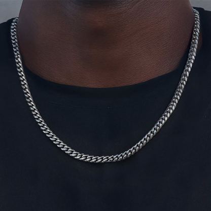 Miami Cuban Link Chain Necklace 4.8/6/10/14MM Chain for Men
