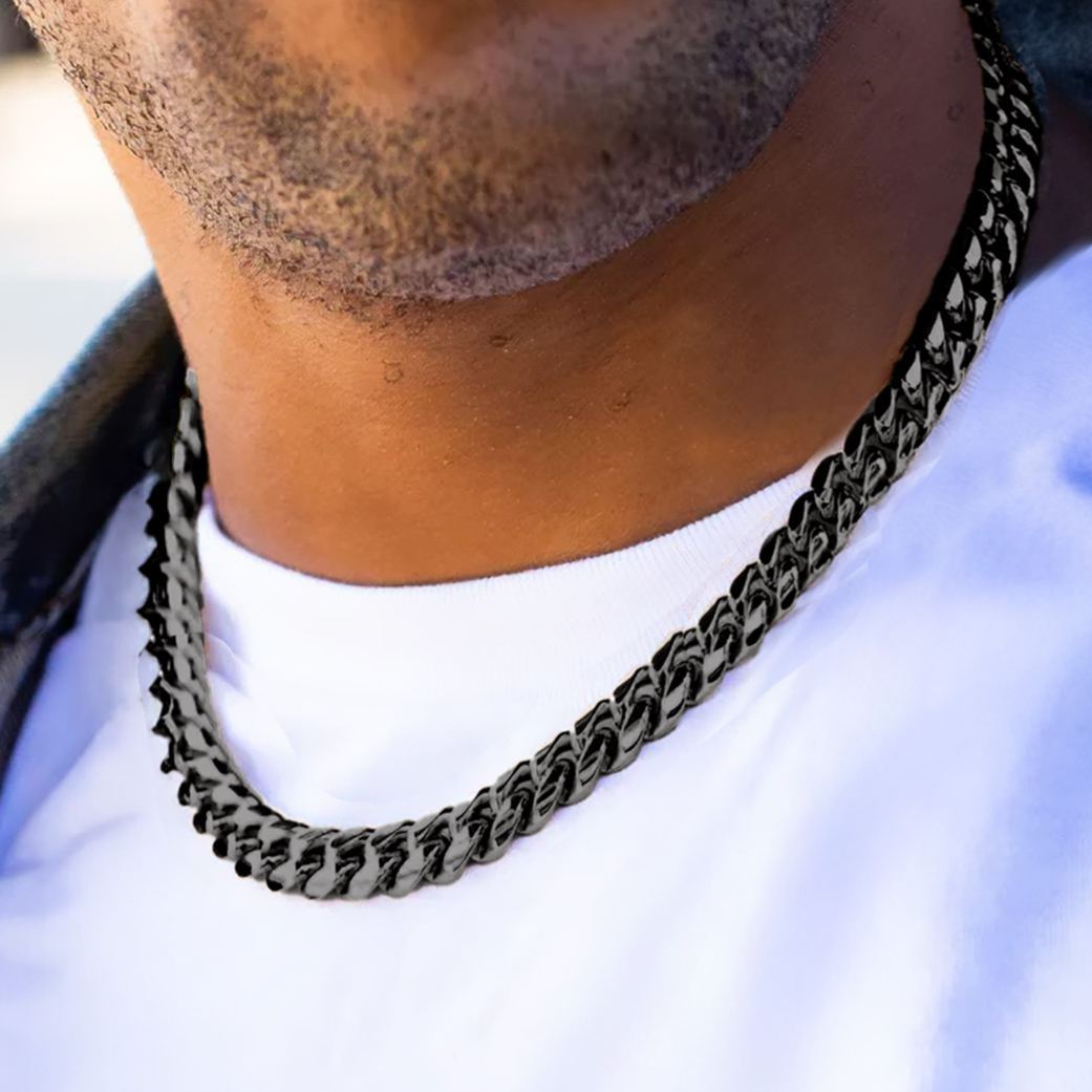 Miami Cuban Link Chain Necklace 4.8/6/10/14MM Chain for Men