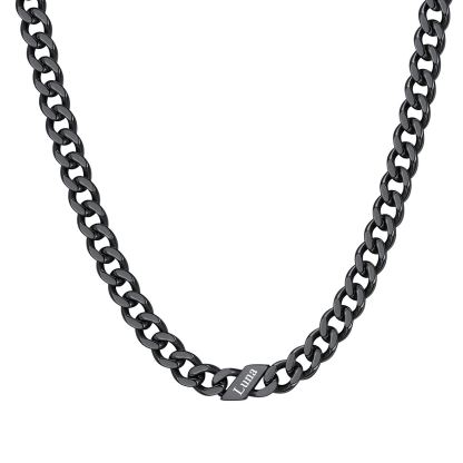 1-6 Names Stainless Steel Engraved Cuban Chain Necklace for Women