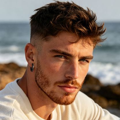  Square Tube Round Hoop Earrings for Men Women