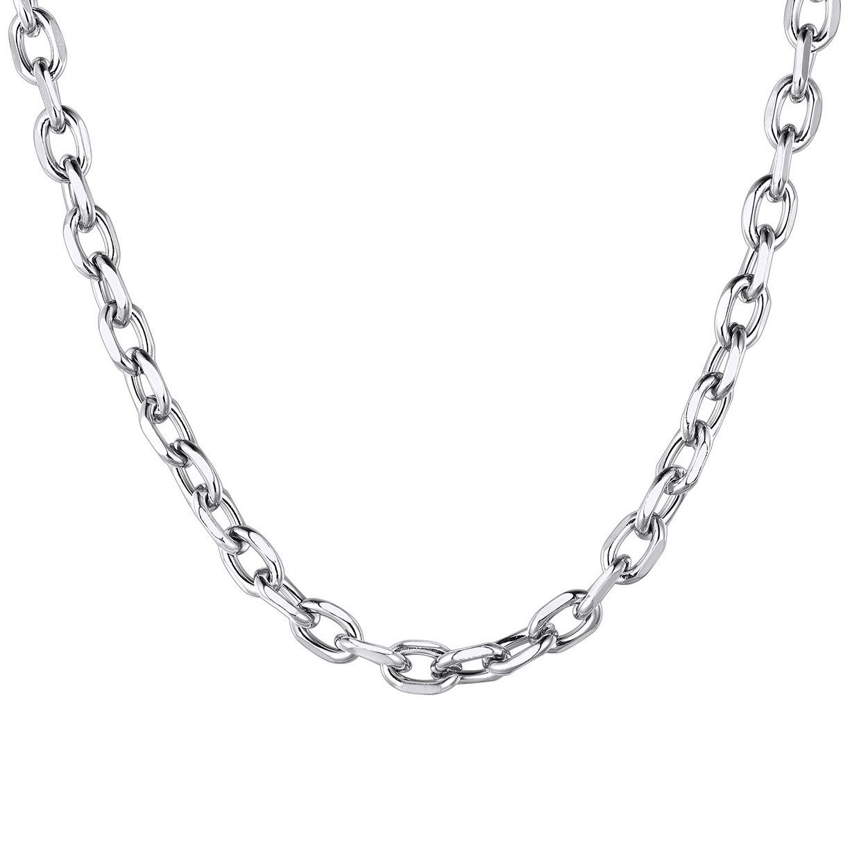 Stainless Steel Rolo Cable Chain For Men Women 3/5/7/9/12mm