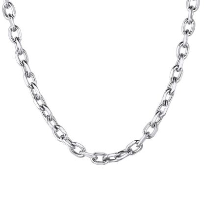 Stainless Steel Rolo Cable Chain For Men Women 3/5/7/9/12mm