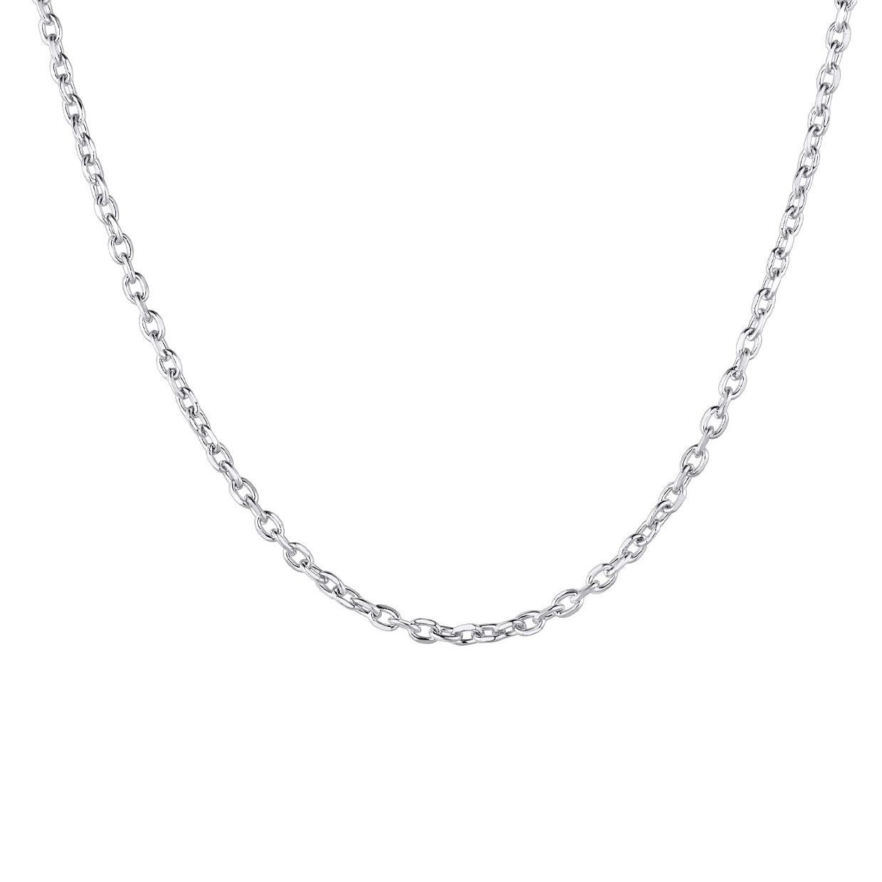 Stainless Steel Rolo Cable Chain For Men Women 3/5/7/9/12mm