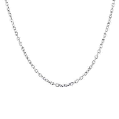 Stainless Steel Rolo Cable Chain For Men Women 3/5/7/9/12mm