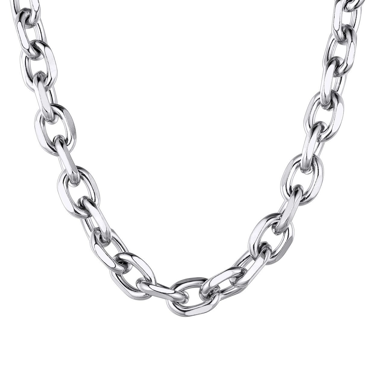 Stainless Steel Rolo Cable Chain For Men Women 3/5/7/9/12mm