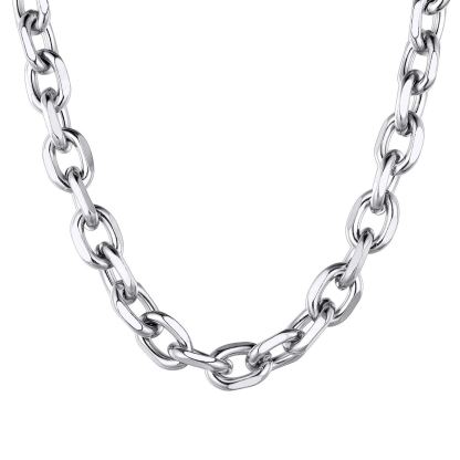 Stainless Steel Rolo Cable Chain For Men Women 3/5/7/9/12mm