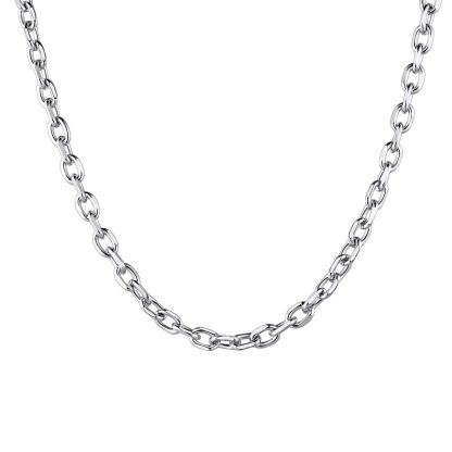 Stainless Steel Rolo Cable Chain For Men Women 3/5/7/9/12mm