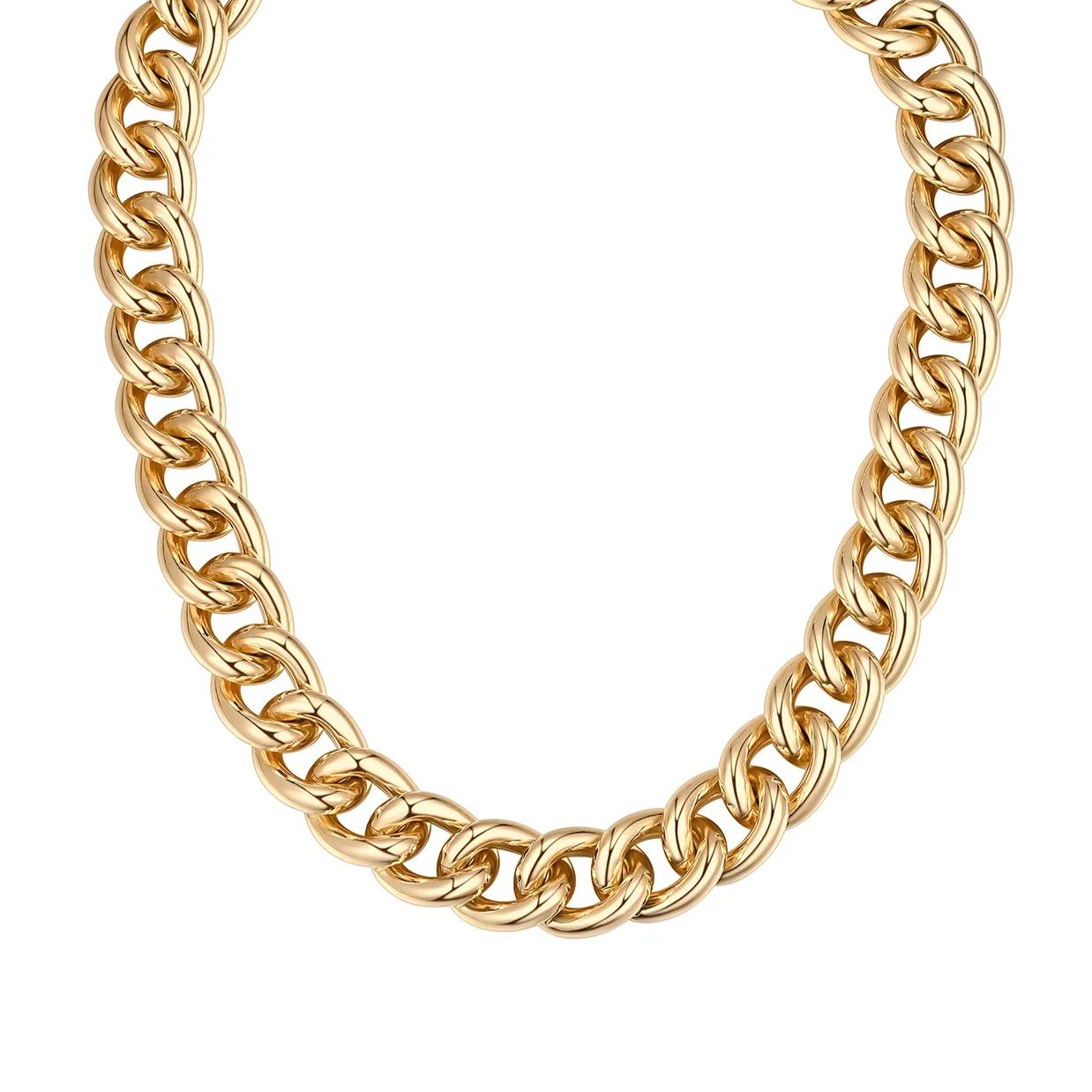 13MM/16MM/23MM Cuban Link Chain Necklace For Women 