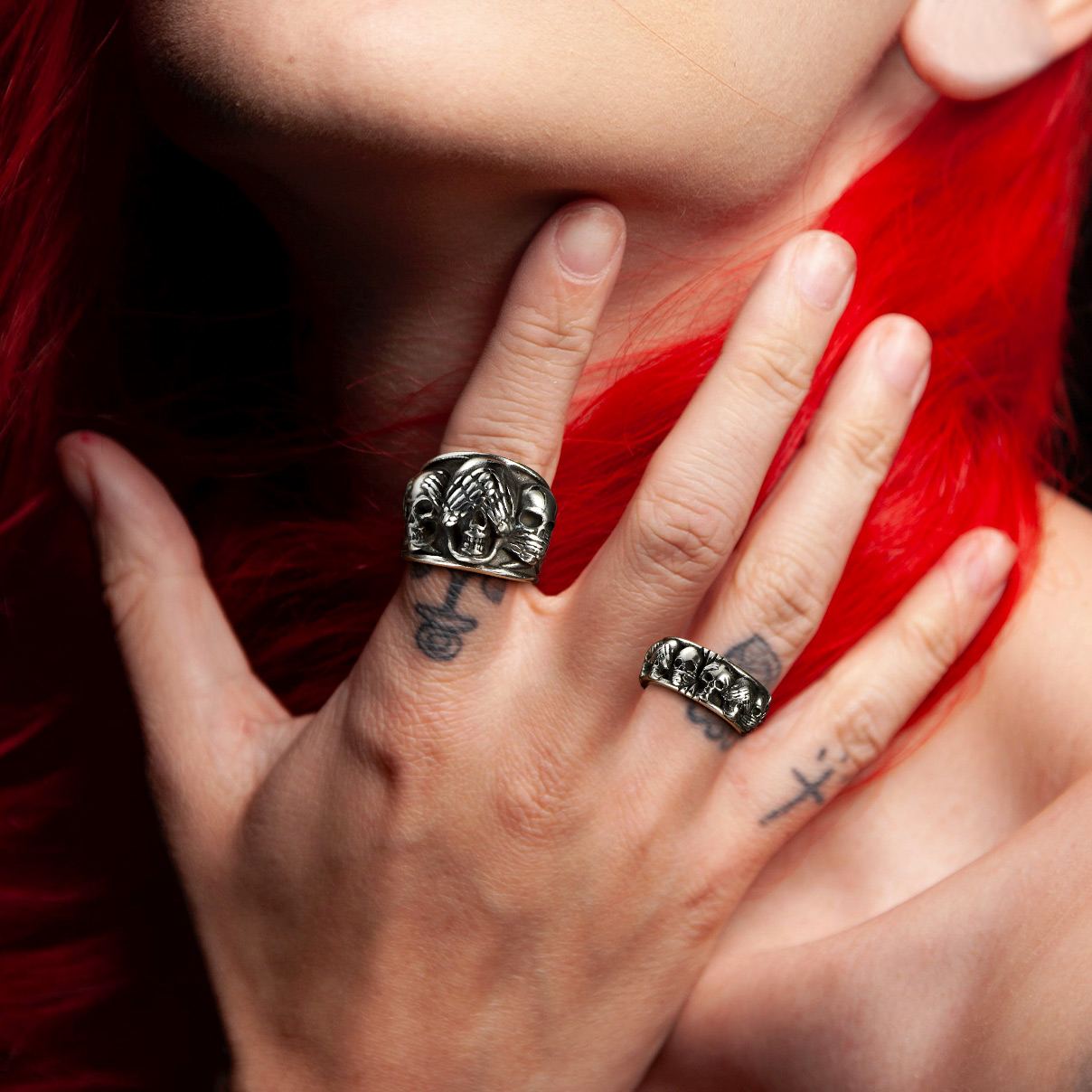 Punk Skull Ring For Men&Women 