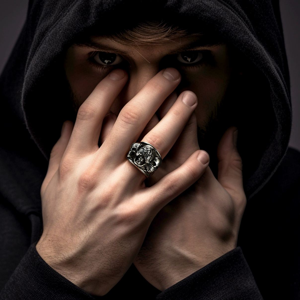 Punk Skull Ring For Men&Women 
