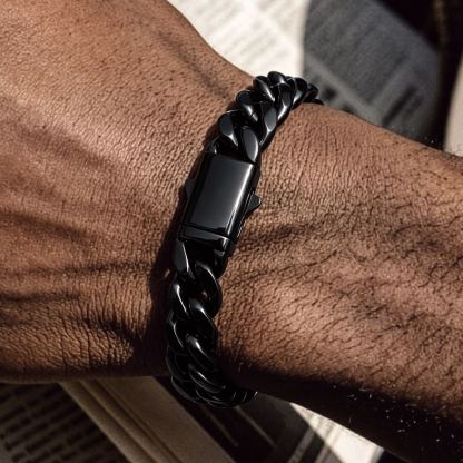 Stainless Steel Cuban Link Chain Bracelet 6/9/12mm For Men 