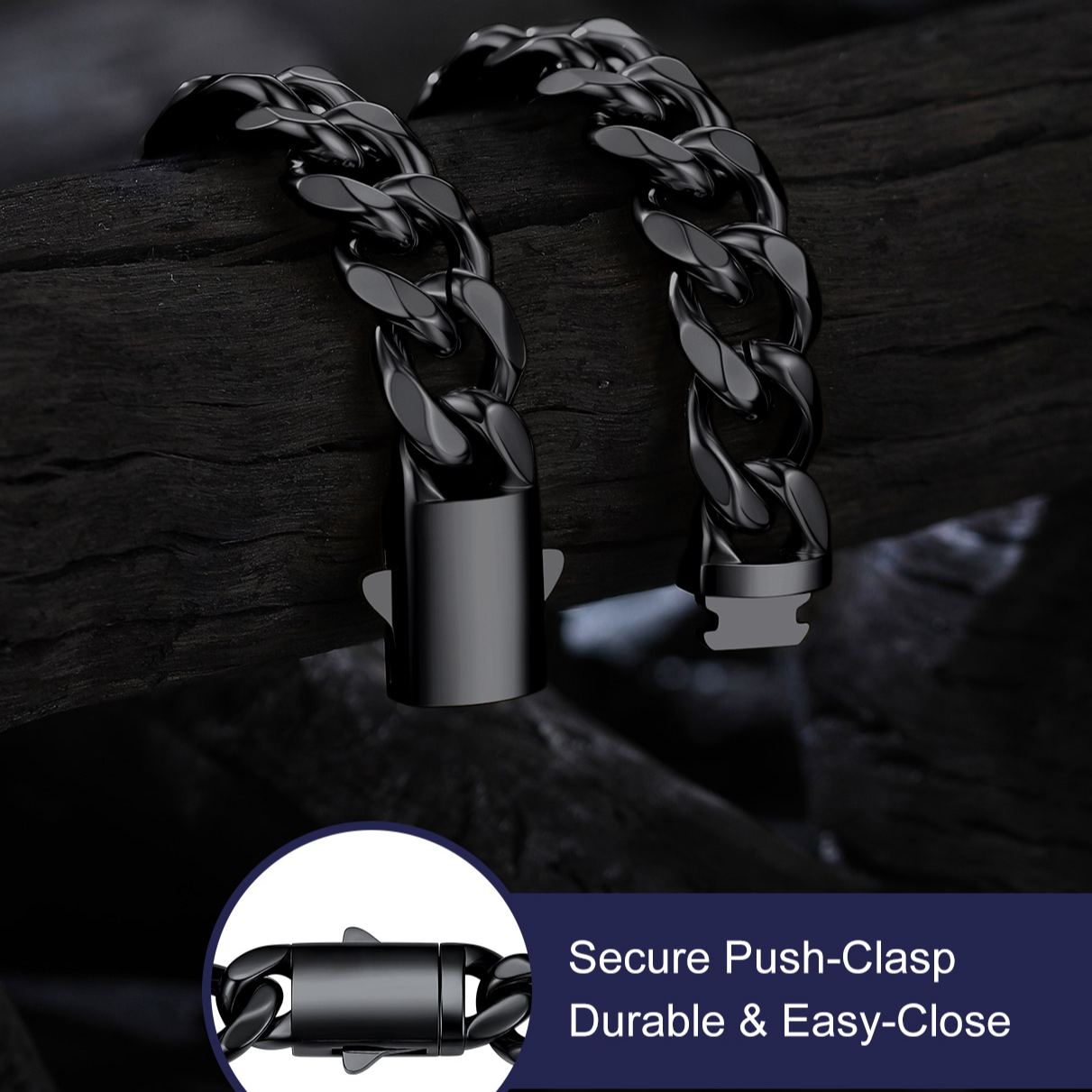 Stainless Steel Cuban Link Chain Bracelet 6/9/12mm For Men 