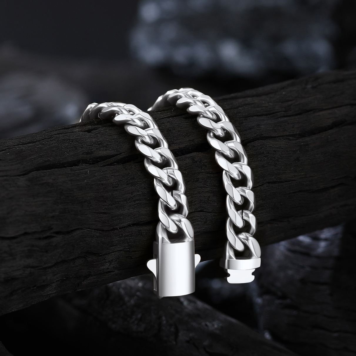 Stainless Steel Cuban Link Chain Bracelet 6/9/12mm For Men 