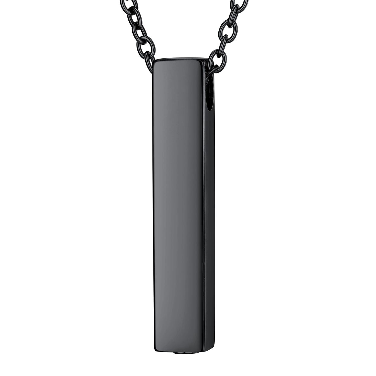 Custom Cremation Necklace Stainless Steel Pendant For Men