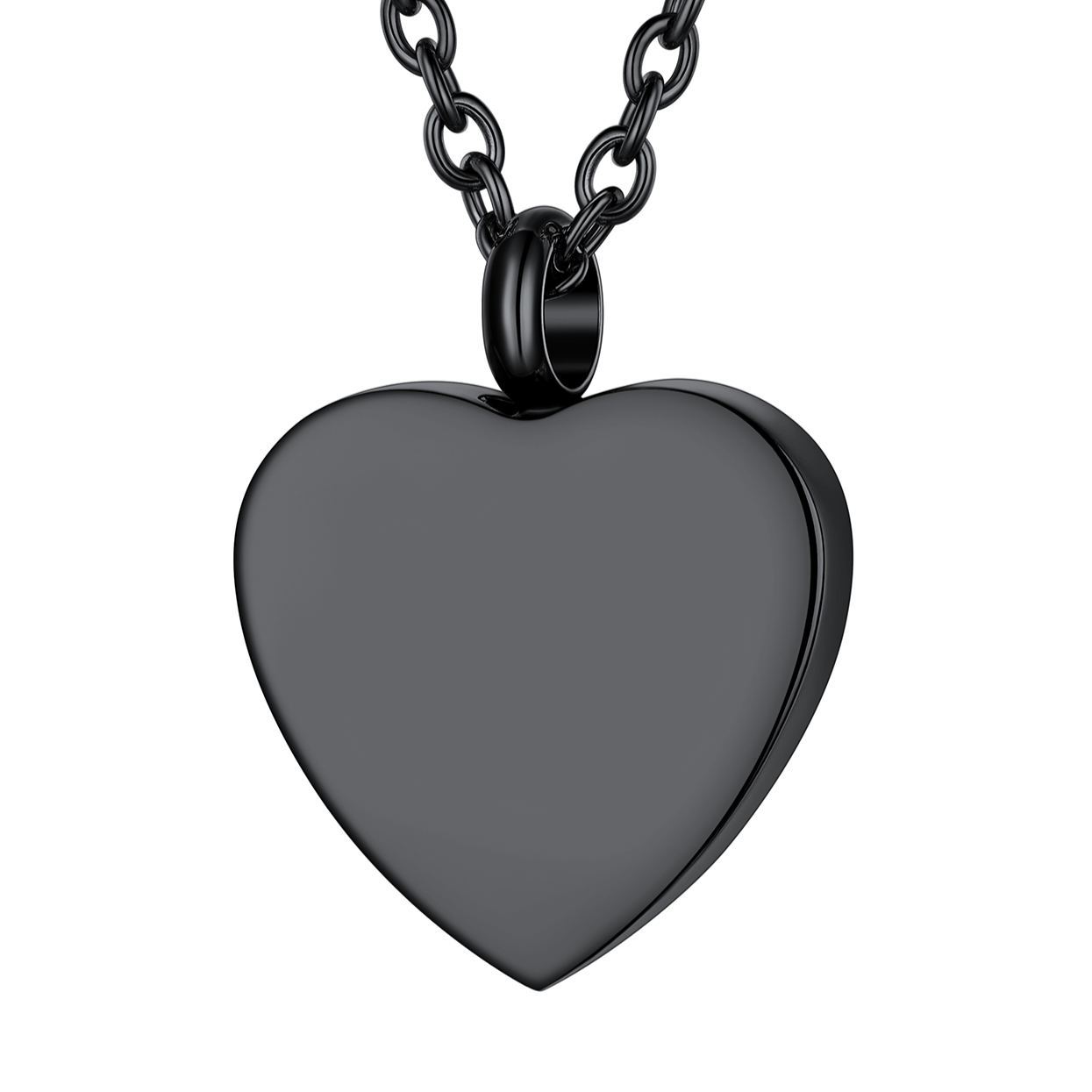 Heart Cremation Urn Ashes Stainless Steel  Necklace For Women