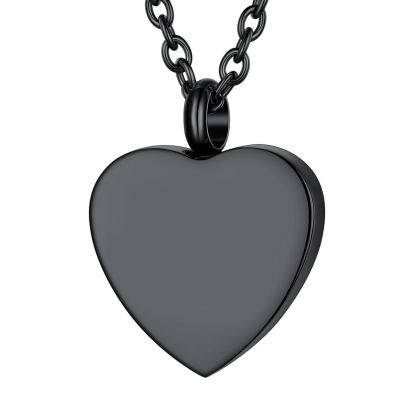 Heart Cremation Urn Ashes Stainless Steel  Necklace For Women