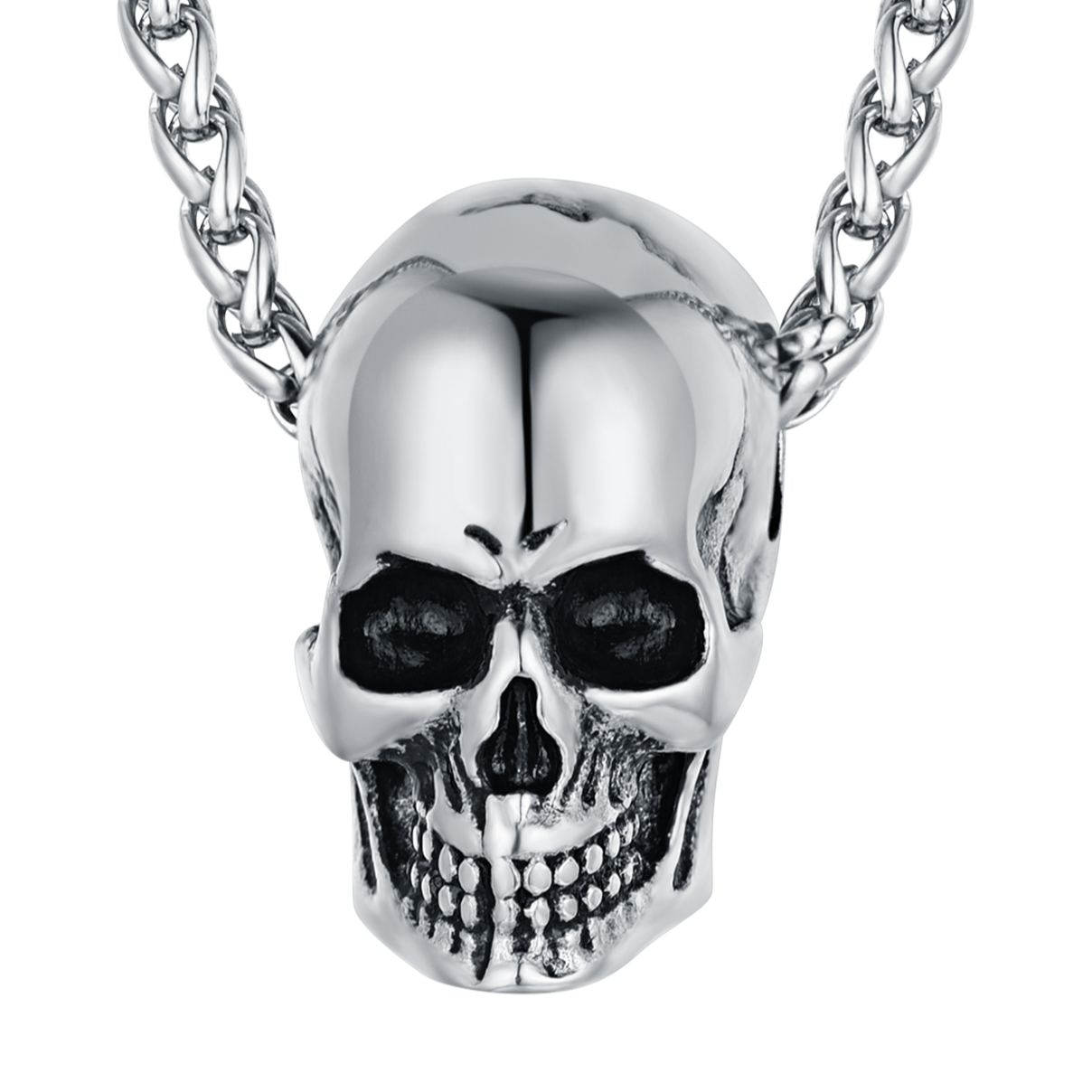 Gothic Punk  Skull Pendant Necklace for Men&Women