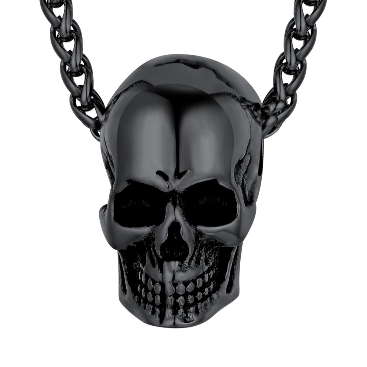Gothic Punk  Skull Pendant Necklace for Men&Women