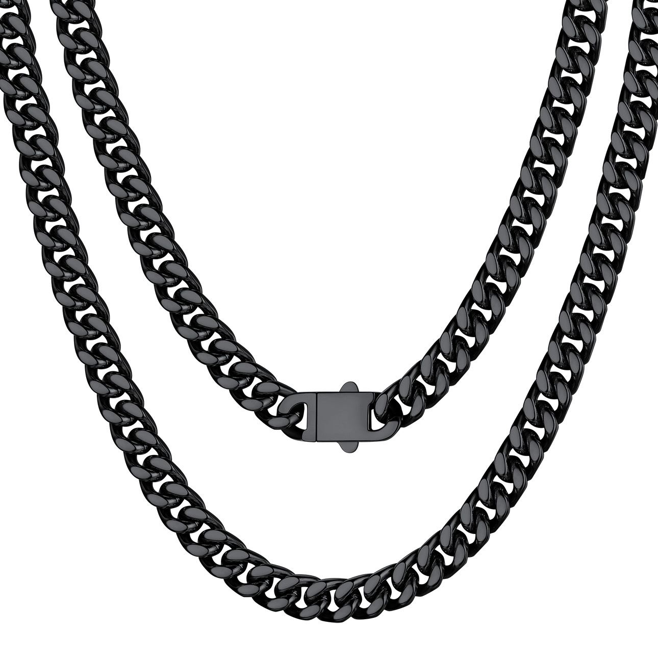 5mm-9mm Stainless Steel Cuban Link Chain for Men