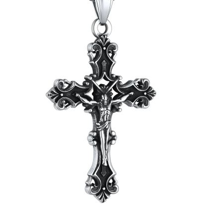 Jesus Crucifix Prayer Necklace