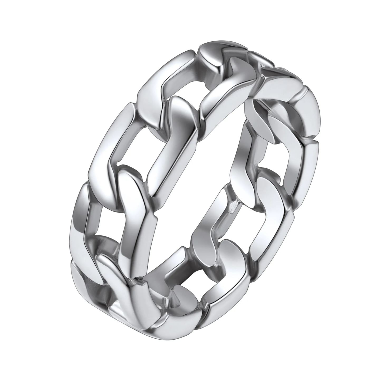 Stainless steel link ring