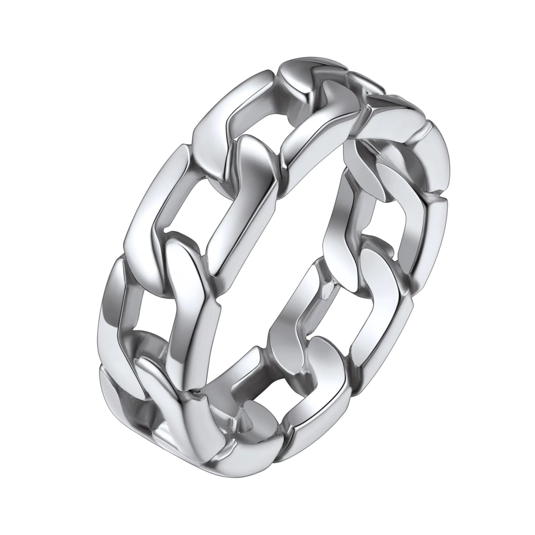 Stainless steel link ring