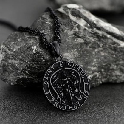 Angel Wing Stainless Steel Pendant Necklace for Men