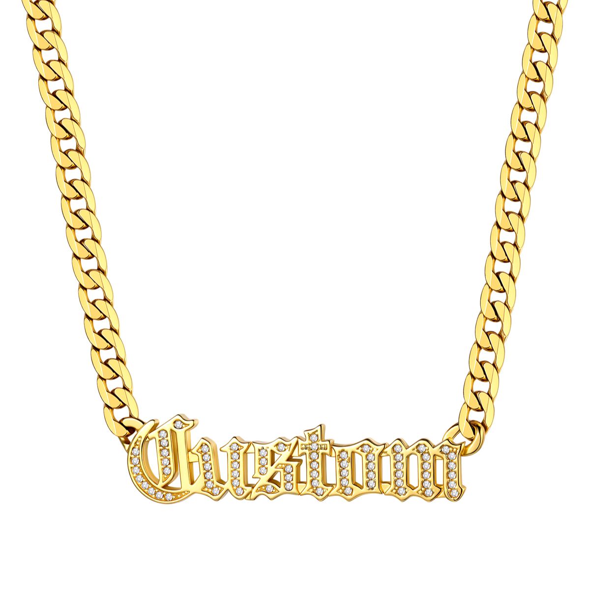 Custom Name Zircon Necklace For Her