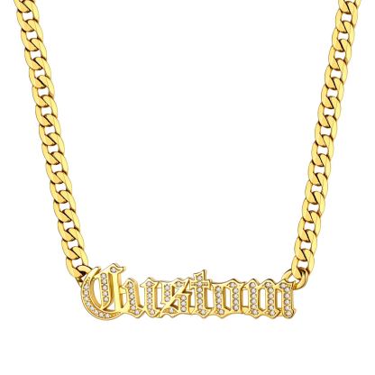 Custom Name Zircon Necklace For Her