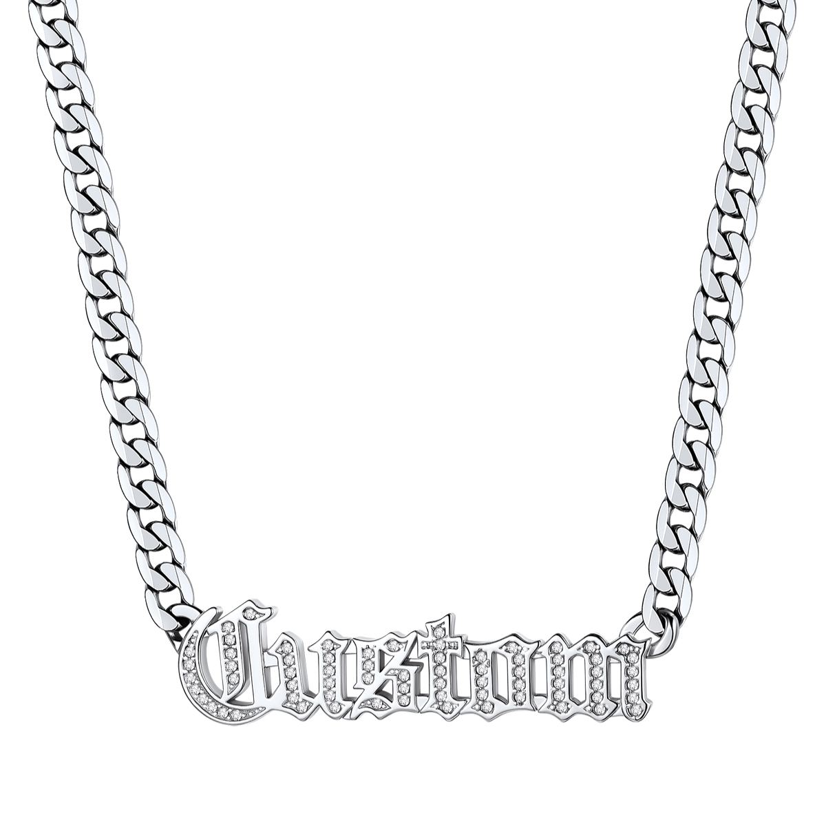Custom Name Zircon Necklace For Her