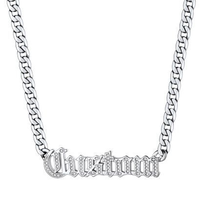 Custom Name Zircon Necklace For Her