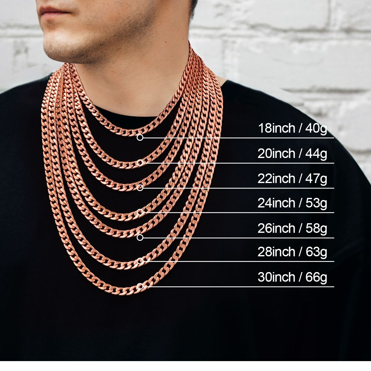 7mm Curb Cuban Link Chain Necklace for Men Women