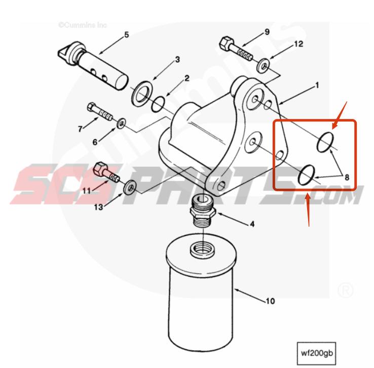 3328740 Rectangular Ring Seal