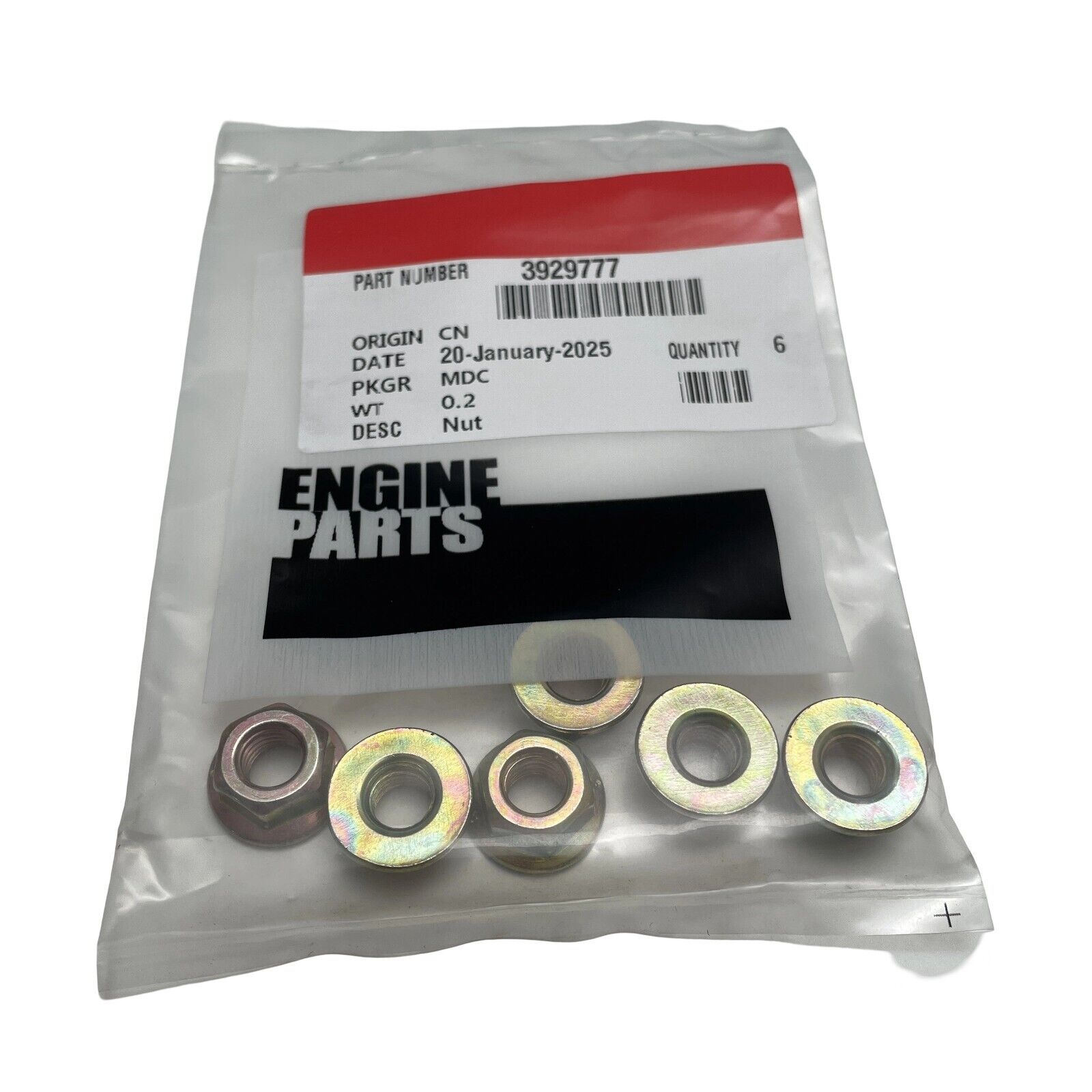 3929777 Hexagon Flange Nut