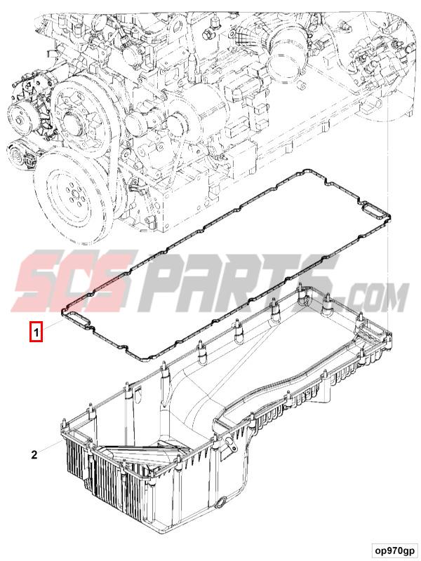 3692298 Oil Pan Seal
